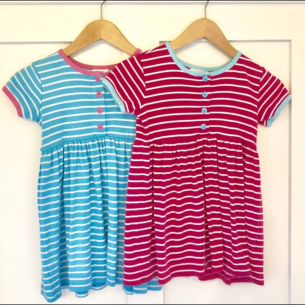 Two Hanna Andersson Dresses sz 5/6 110